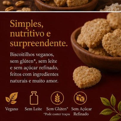 Tigela com biscoitilhos VeGaya